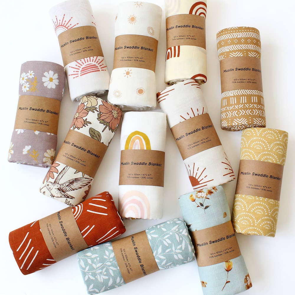Bamboo Cotton Baby Swaddle Bla - Baby Nursery Nurse 리뷰 및 가격