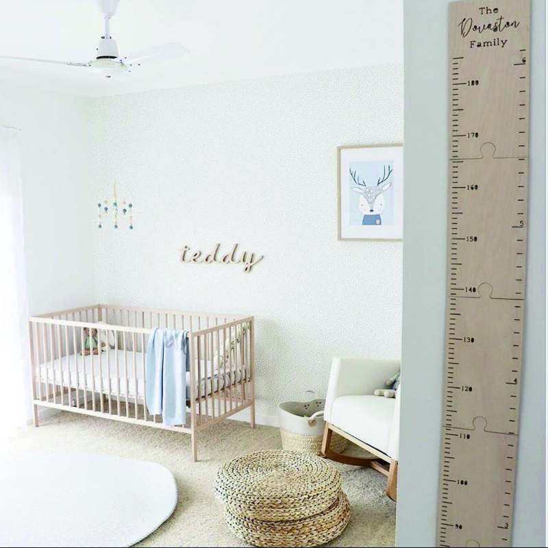 Nordic Wooden Splicing Kids He - Growth Chart Ruler 리뷰 및 가격