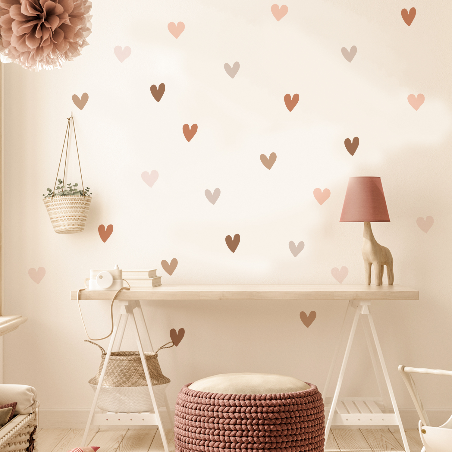 Boho Hearts Creative Wall Stic - Baby Nursery Boy 리뷰 및 가격