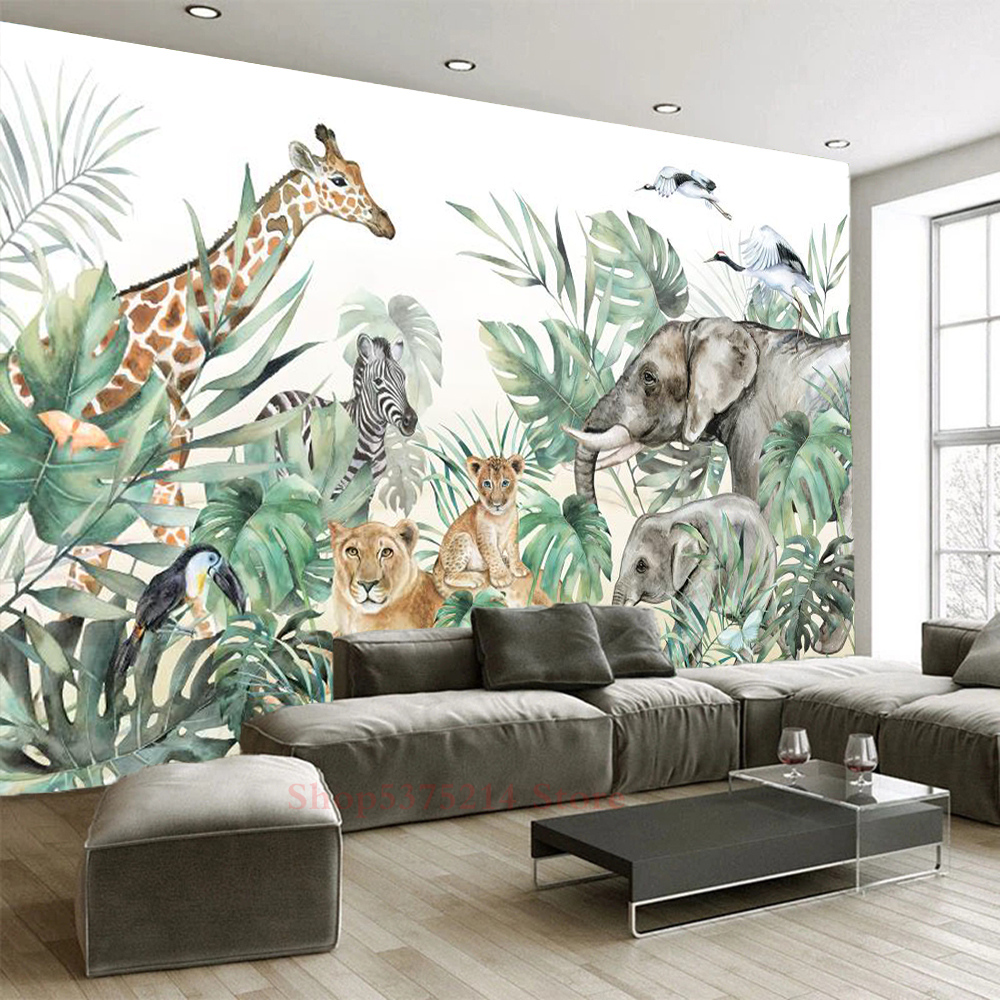 Baby Kids Room Decorative Wall - Baby Nursery Jungle Wallpaper 리뷰 및 가격
