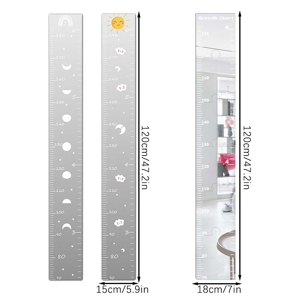 Growth Chart Mirror For Kids M - Growth Chart Ruler 리뷰 및 가격
