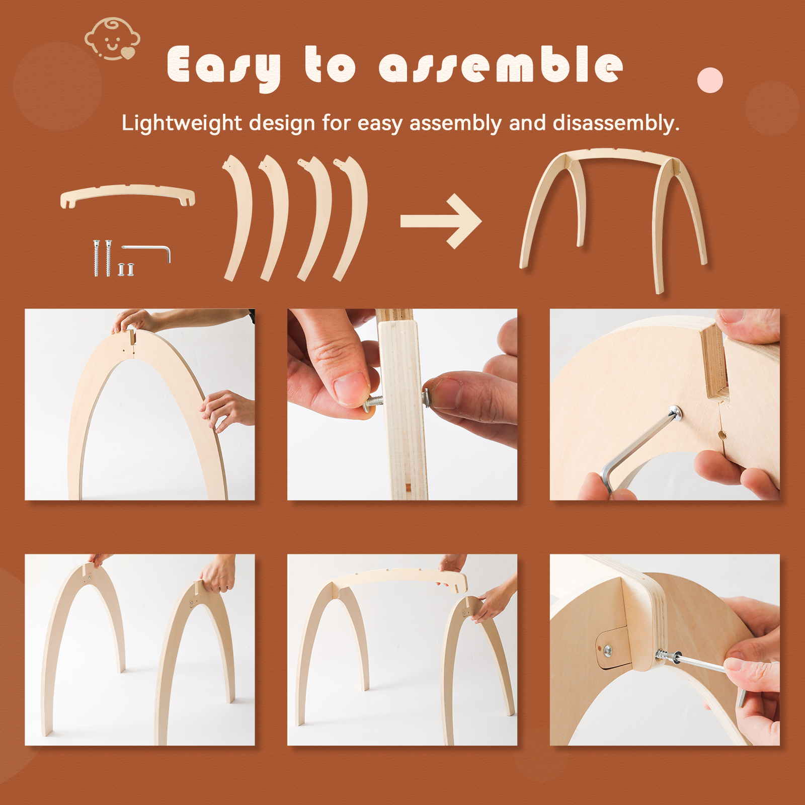 Baby Wooden Toys Play Gym Ordi - Baby Nursery Products 리뷰 및 가격