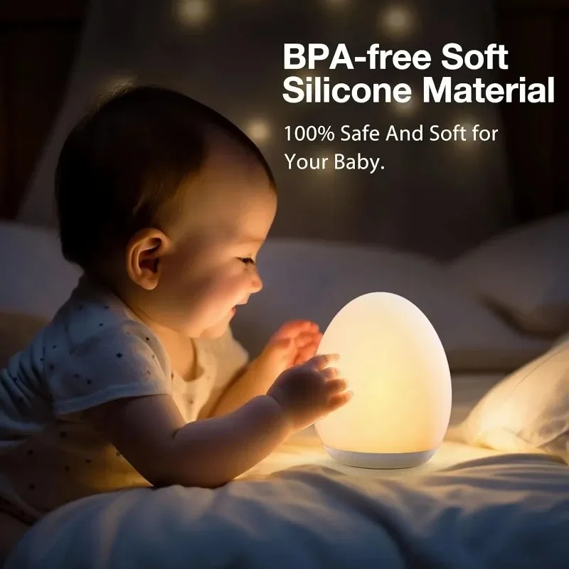 “Egg-Shaped Silicone Night Lig - Baby Nursery Egg Light 리뷰 및 가격