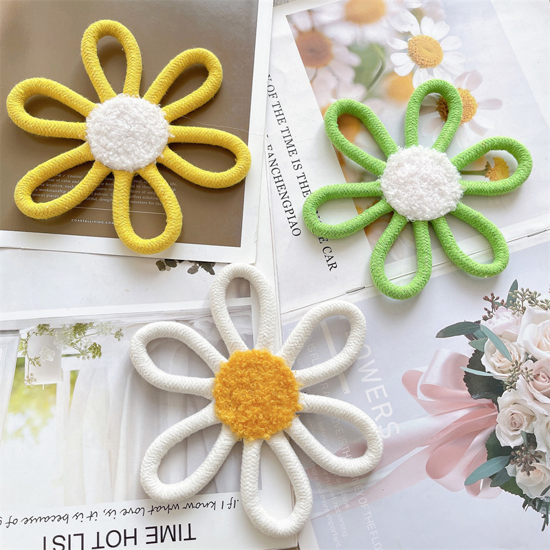 Cotton Rope Woven Daisy Flower - Baby Nursery Products 리뷰 및 가격