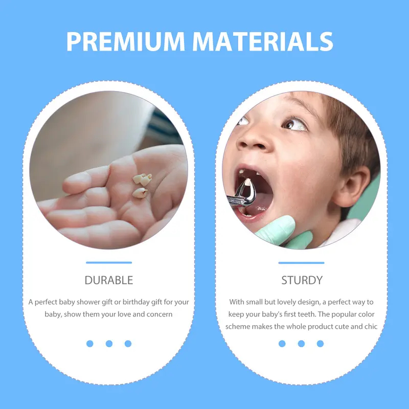 1/2Pcs Infant Teeth Container  - Baby Keepsake Box 리뷰 및 가격