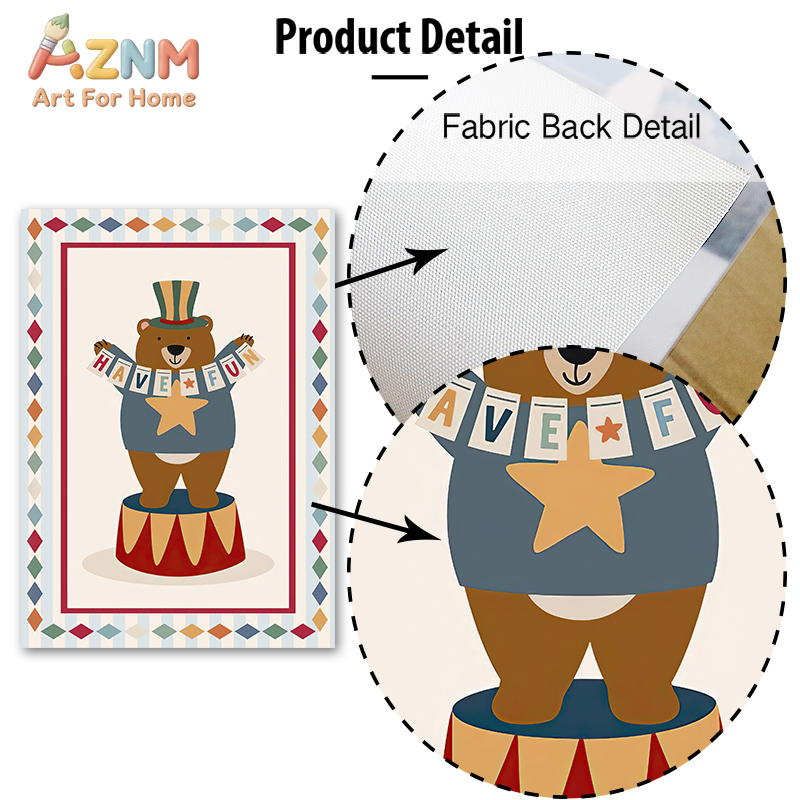 Circus Bear Magician Dog Quote - Baby Nursery Products 리뷰 및 가격