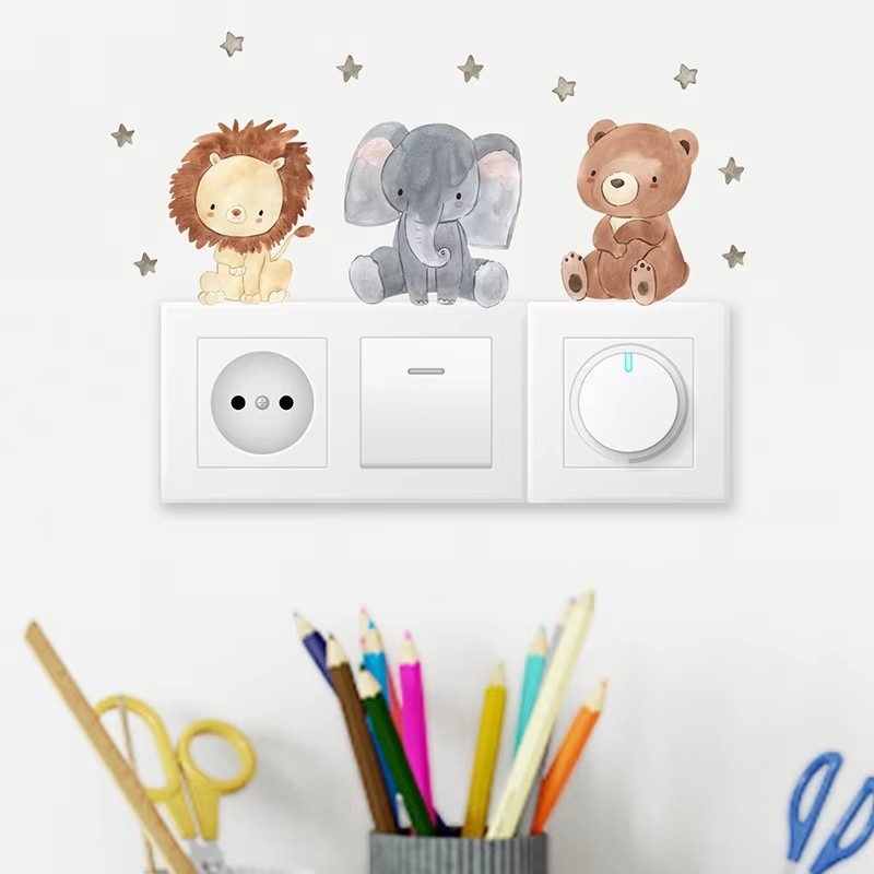 Cute Forest Animals Wall Stick - Baby Nursery Vinyl Wall Stickers 리뷰 및 가격