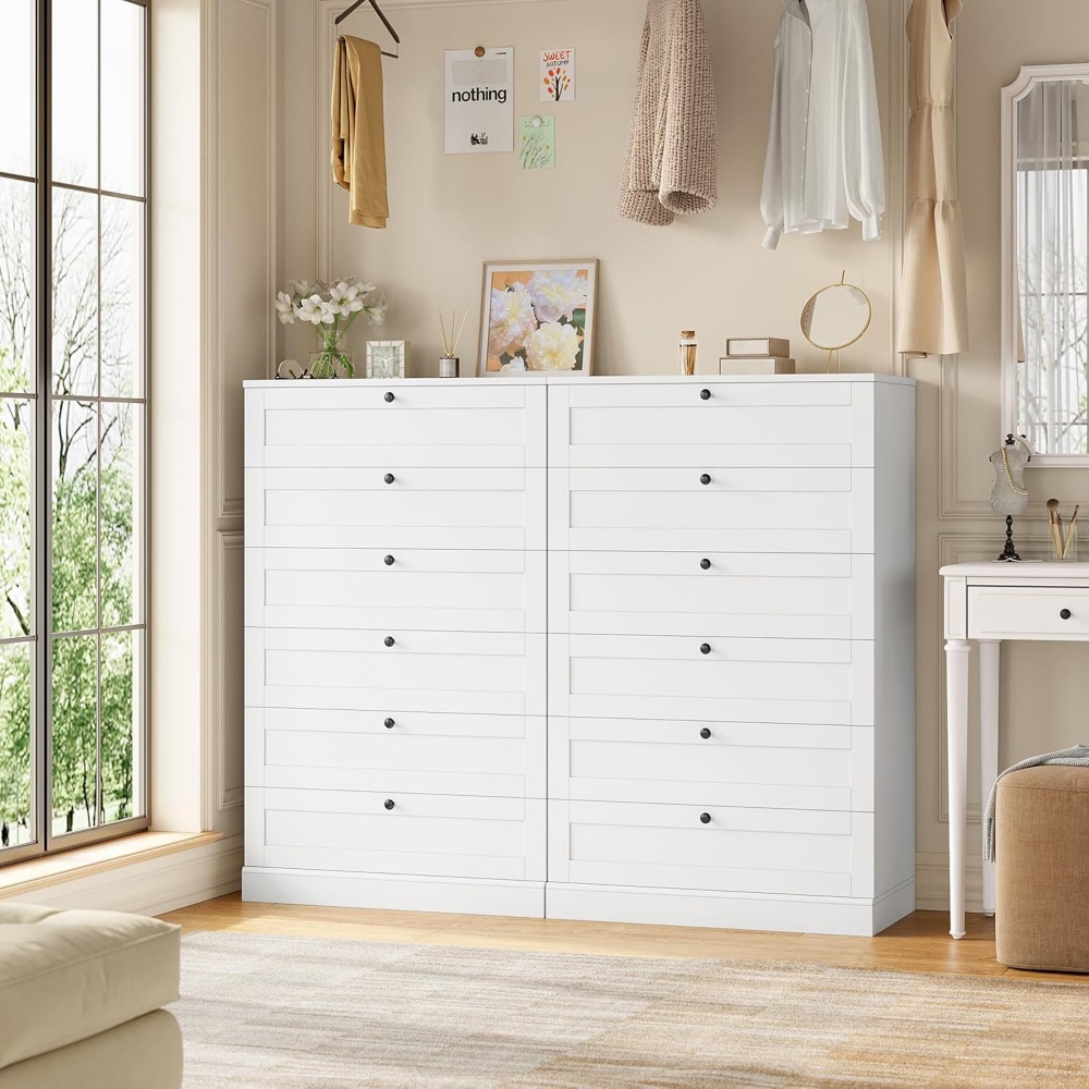 Exquisite White 6 Drawer Dress - Drawer Dresser White 리뷰 및 가격