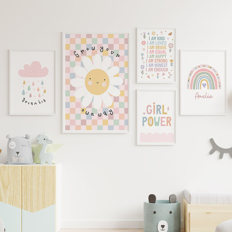 Sun Flower Rainbow Cloud Heart - Baby Nursery Products 리뷰 및 가격