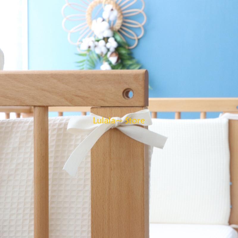 Y4QA 200x32cm Baby Cot Bumper  - Baby Nursery Boy 리뷰 및 가격
