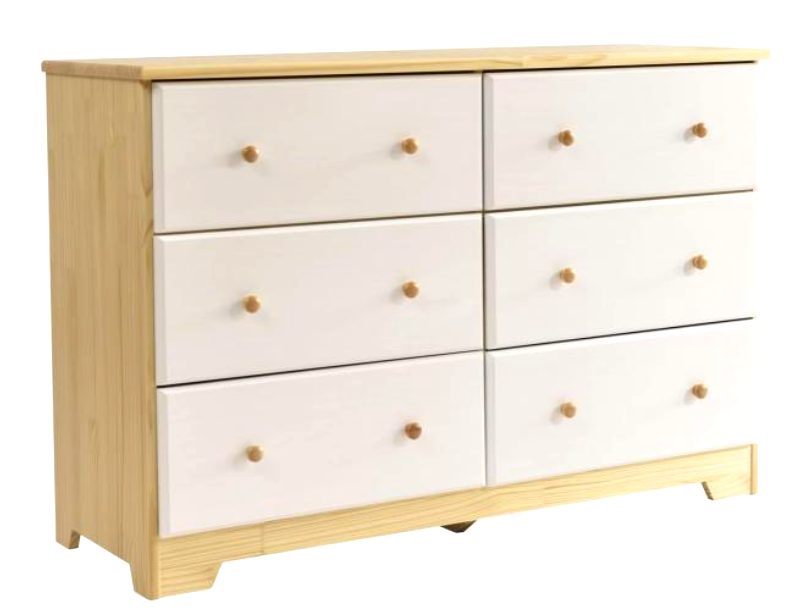 xx-Home Products Natural & Whi - Drawer Dresser White 리뷰 및 가격