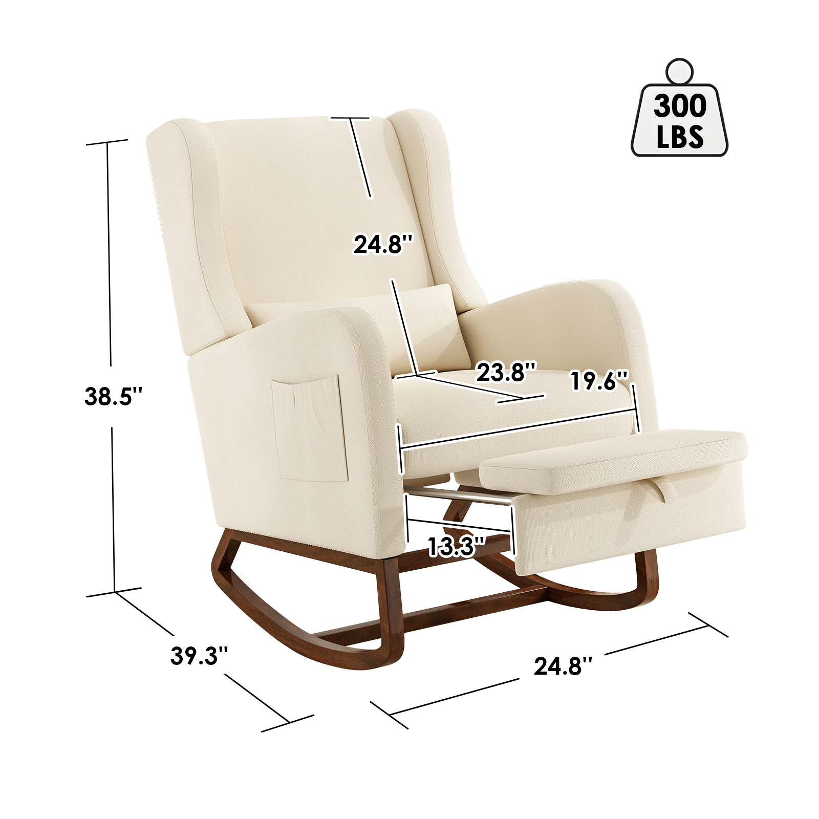 Nursery Rocking Chair, Upholst - Baby Nursery Nurse 리뷰 및 가격